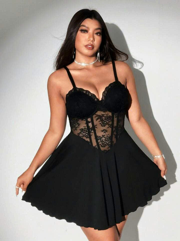 Elegant Lace Casual Dress 1068