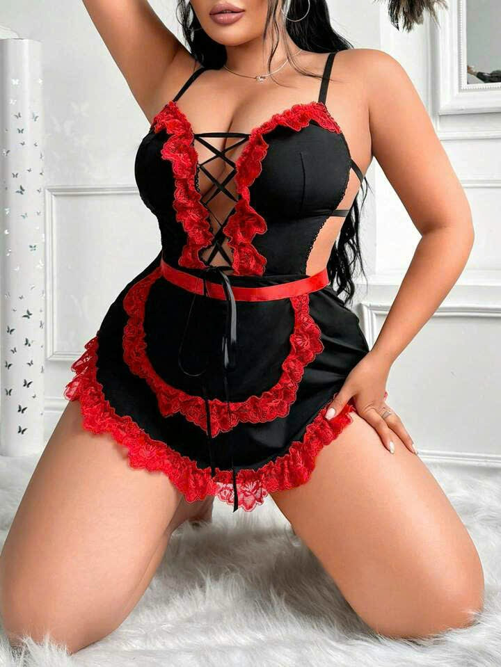 Sexy Maid Lingerie Set 7064