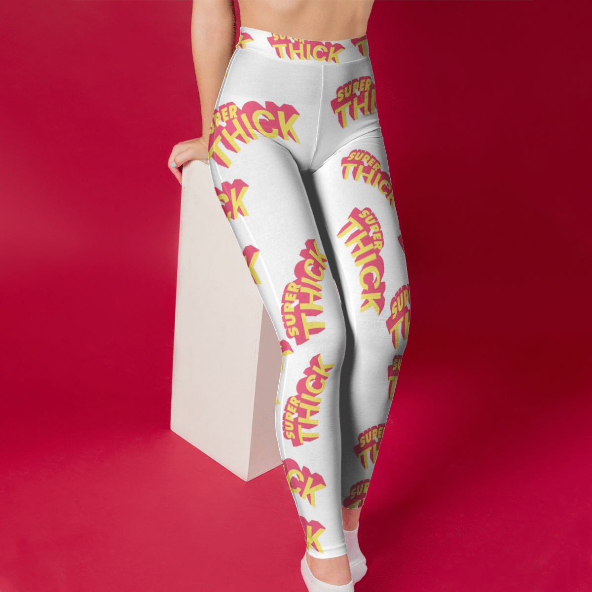 SUPER THICK WHITE LEGGINGS