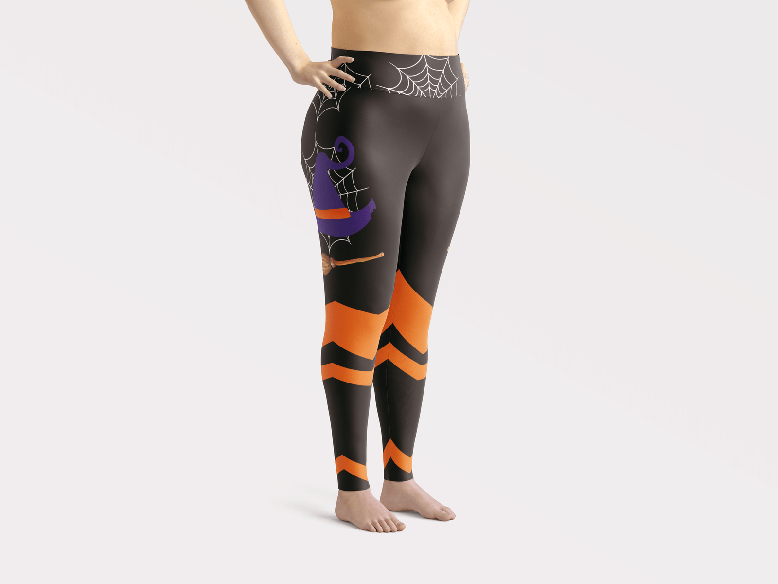 BUCKLE UP BUTTERCUP YOU JUST FLIPPED MY WITCH SWITCH BLACK LEGGINGS