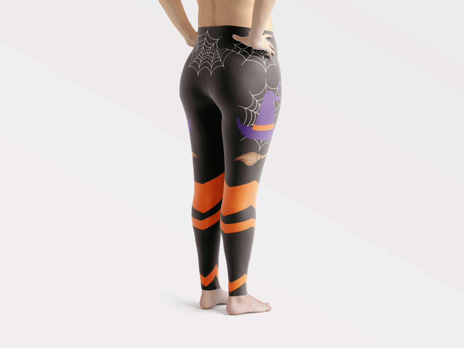 BUCKLE UP BUTTERCUP YOU JUST FLIPPED MY WITCH SWITCH BLACK LEGGINGS