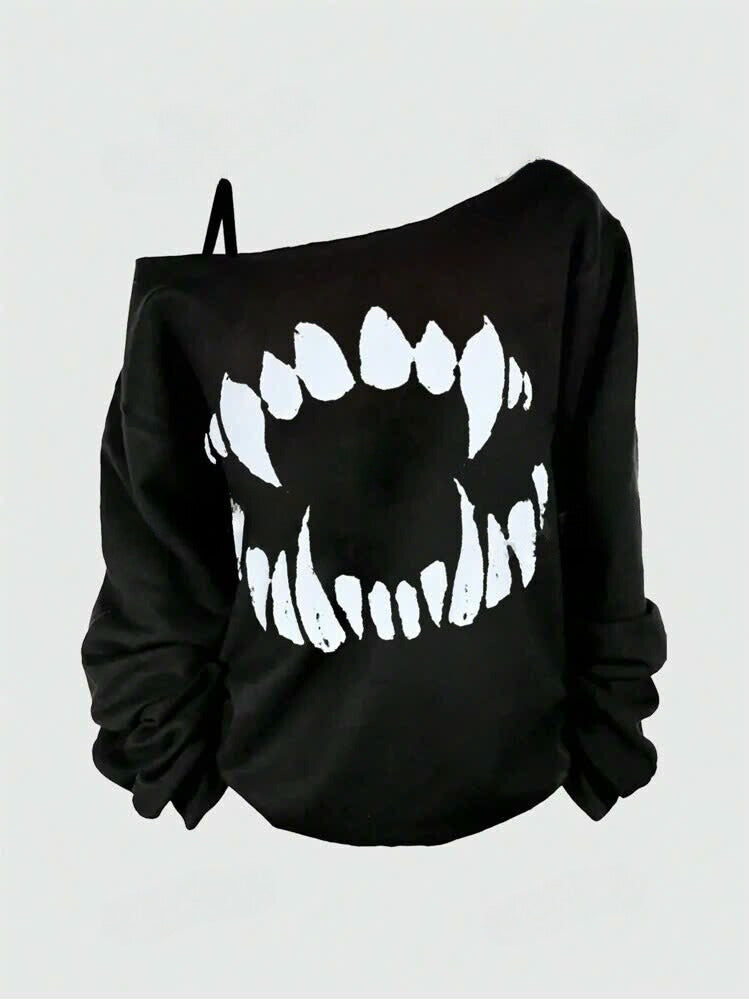 Long Sleeve Cotton Sweatshirt 24093