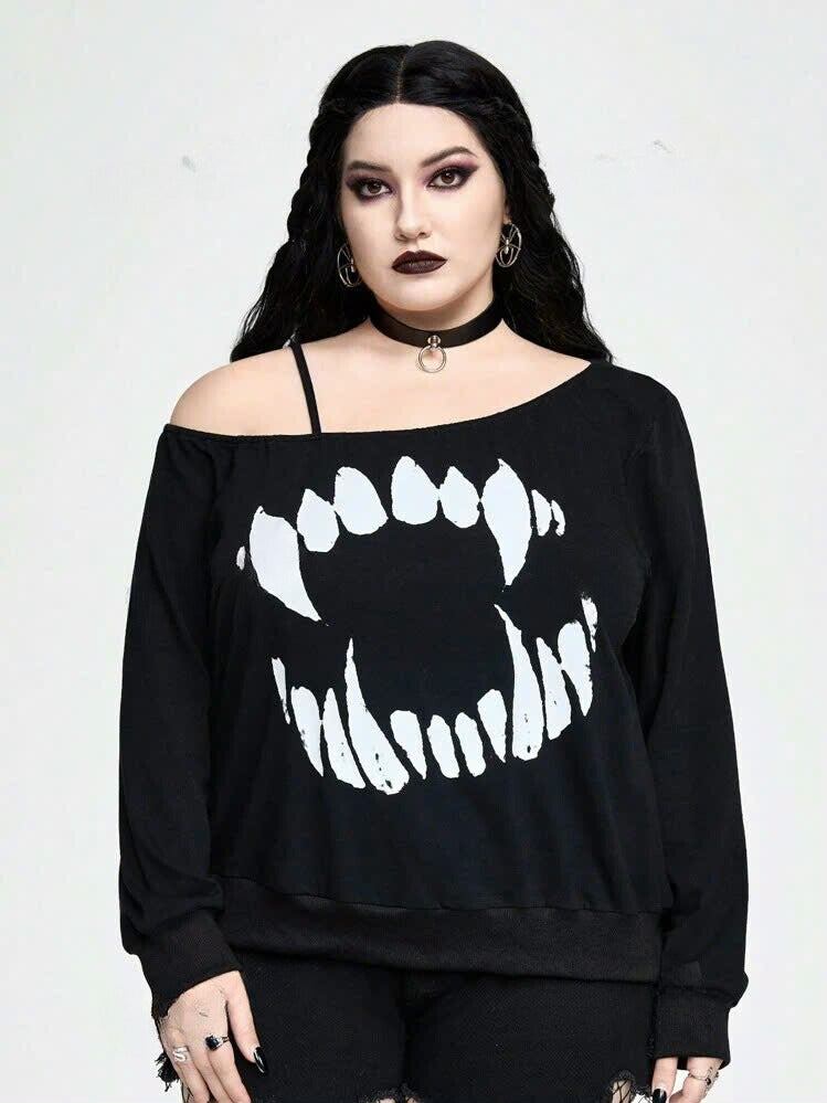 Long Sleeve Cotton Sweatshirt 24093