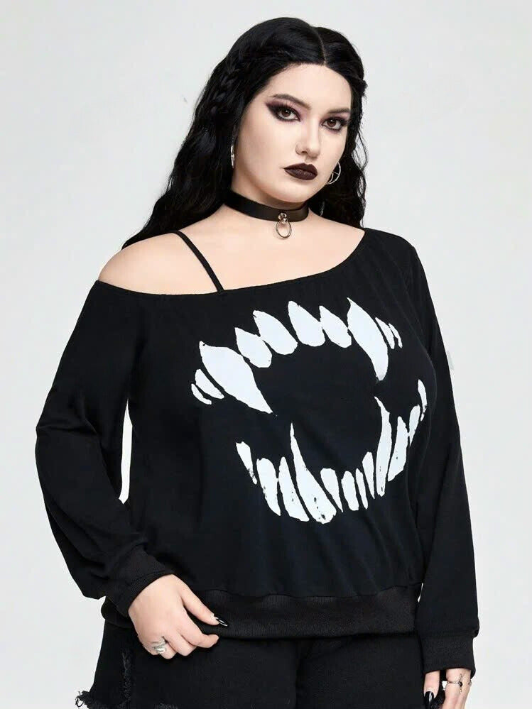 Long Sleeve Cotton Sweatshirt 24093