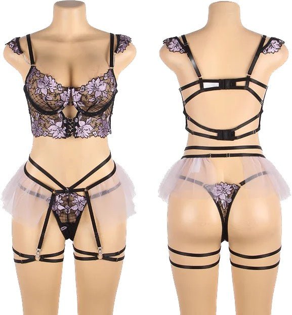 Ultra-thin Lingerie Panties Set CS8011