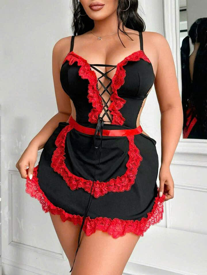 Sexy Maid Lingerie Set 7064