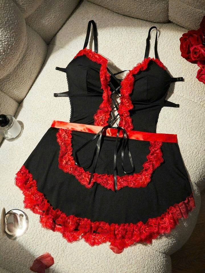 Sexy Maid Lingerie Set 7064