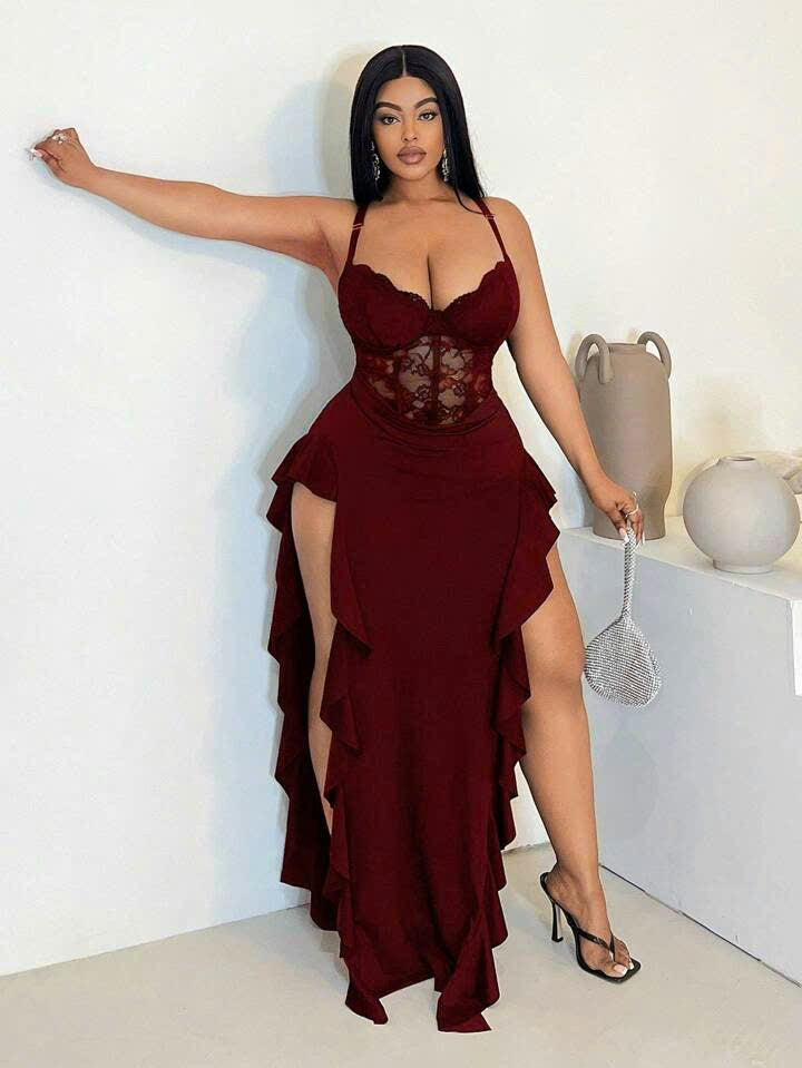 Lace Camisole Dress 1067