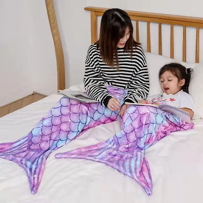 Mermaid Blanket Adult Children 16082