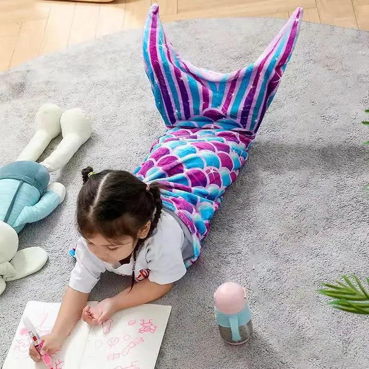 Mermaid Blanket Adult Children 16082