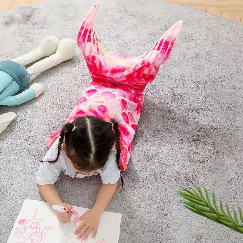 Mermaid Blanket Adult Children 16082