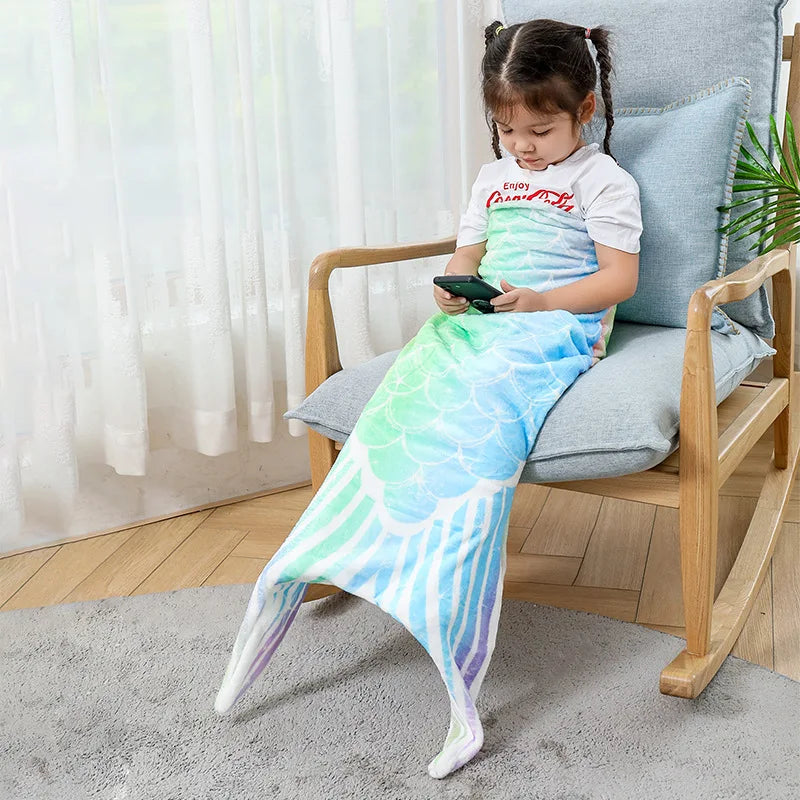 Mermaid Blanket Adult Children 16082