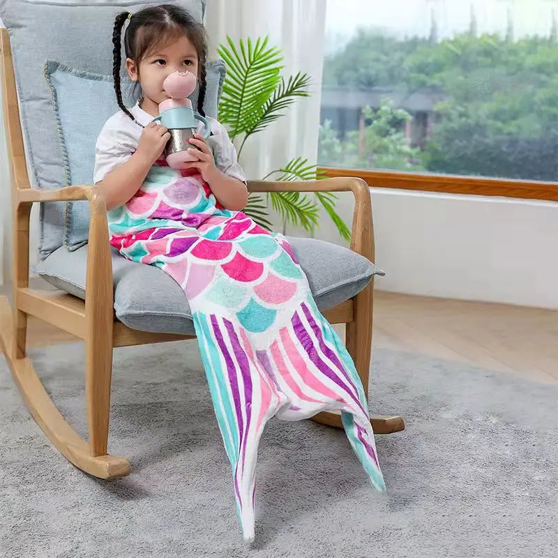 Mermaid Blanket Adult Children 16082