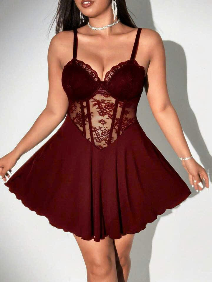 Elegant Lace Casual Dress 1068