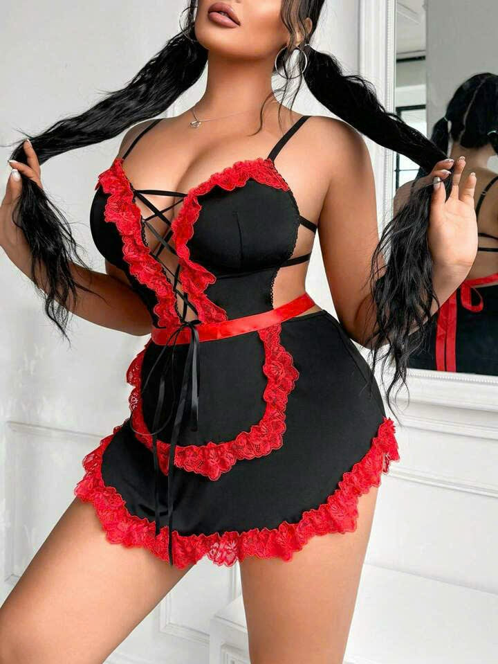 Sexy Maid Lingerie Set 7064