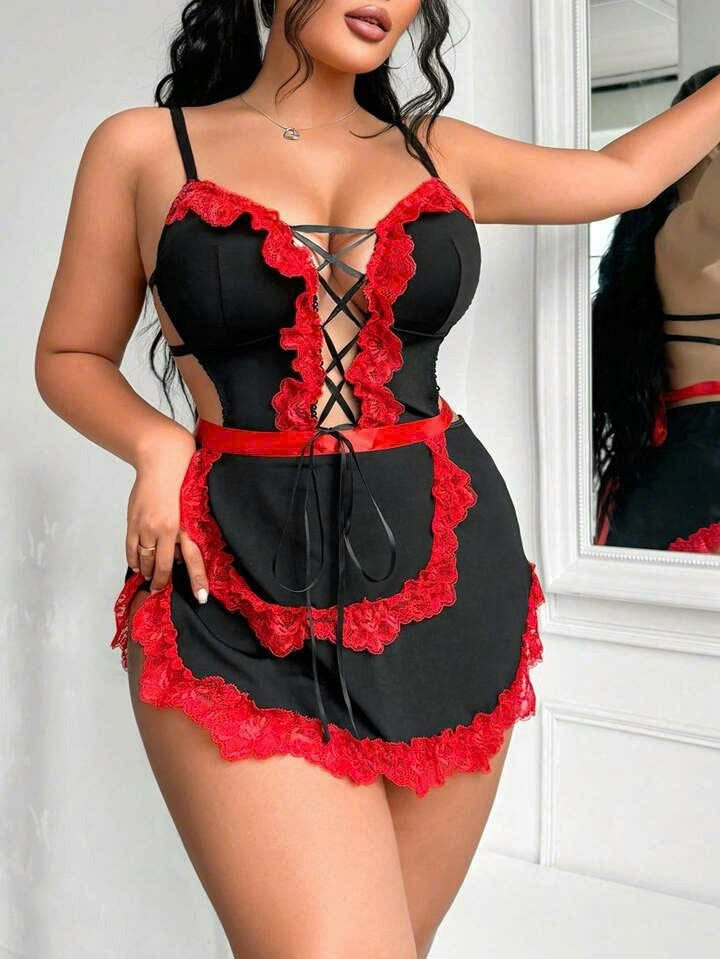 Sexy Maid Lingerie Set 7064