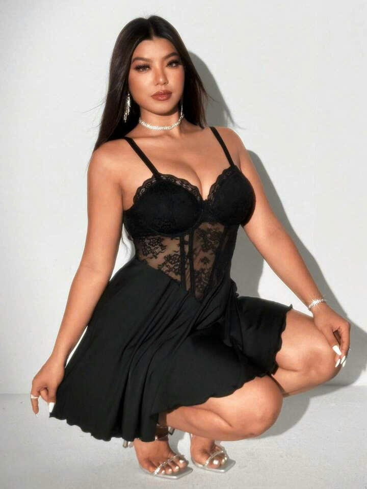 Elegant Lace Casual Dress 1068