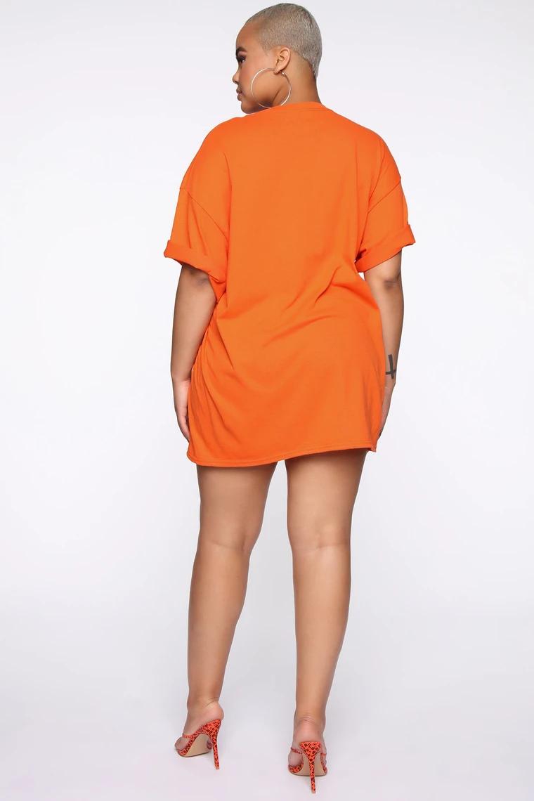 Plus Size T-Shirt Dress Big Girls Graphic CS1109